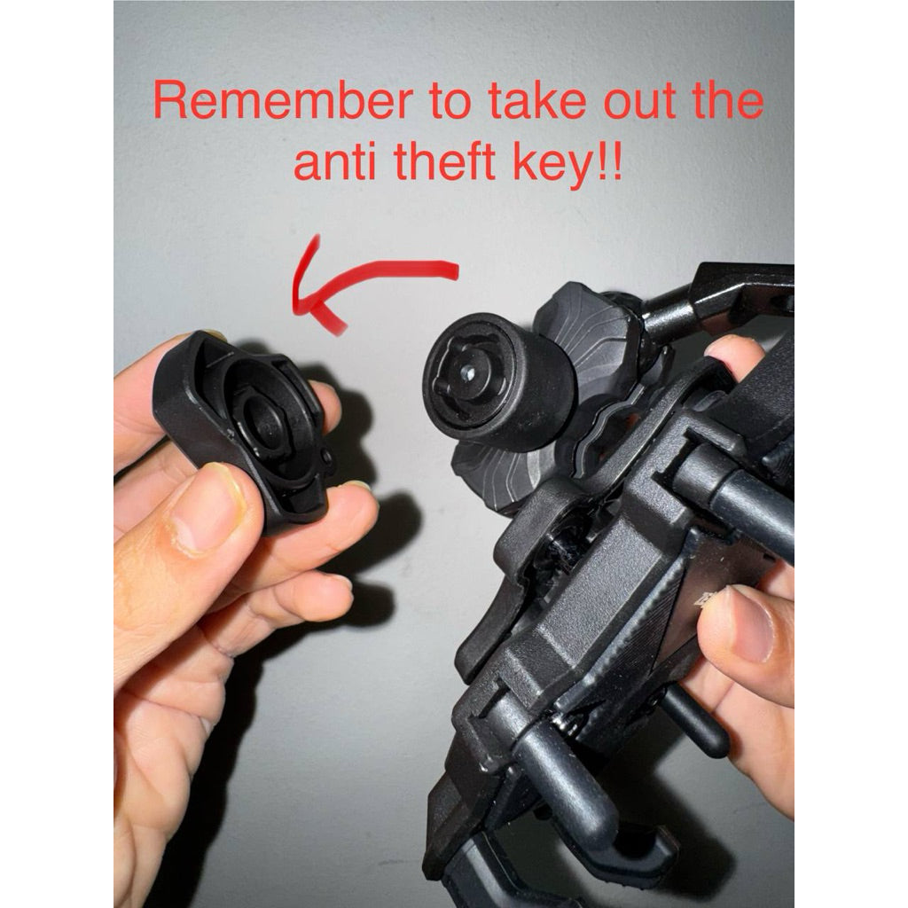 Zedge Phone Mount with Dampener & Anti-Theft