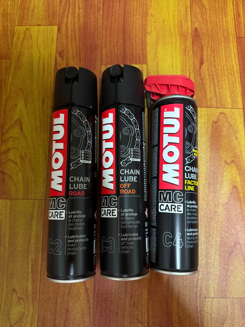 Motul C2, C3, C4 — Which Chain Lube Do You Actually Need?